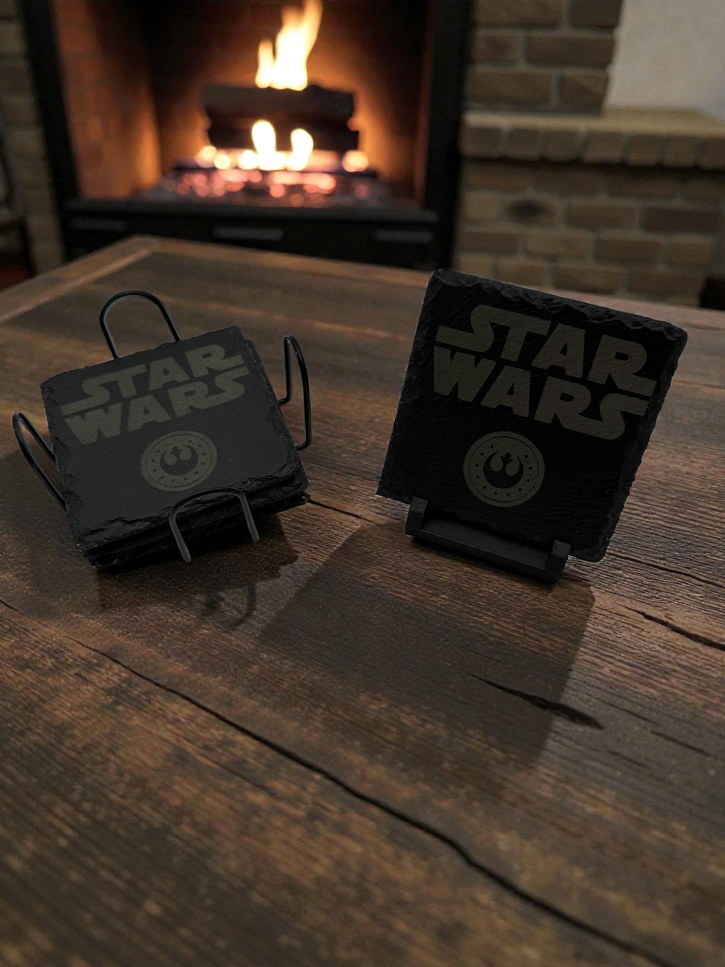 Slate Stone Coaster Set Square - CST23