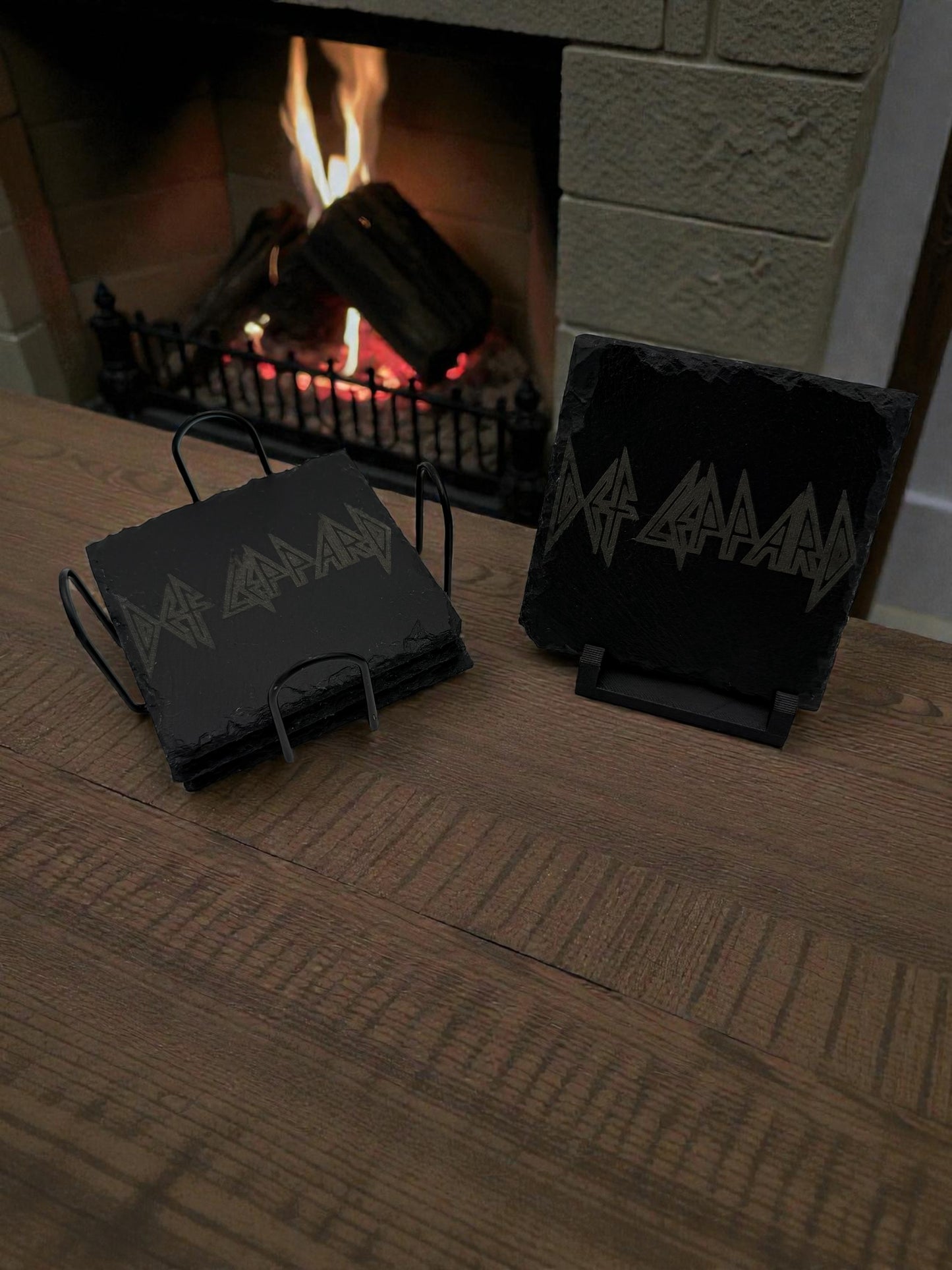 Slate Stone Coaster Set Square - CST26