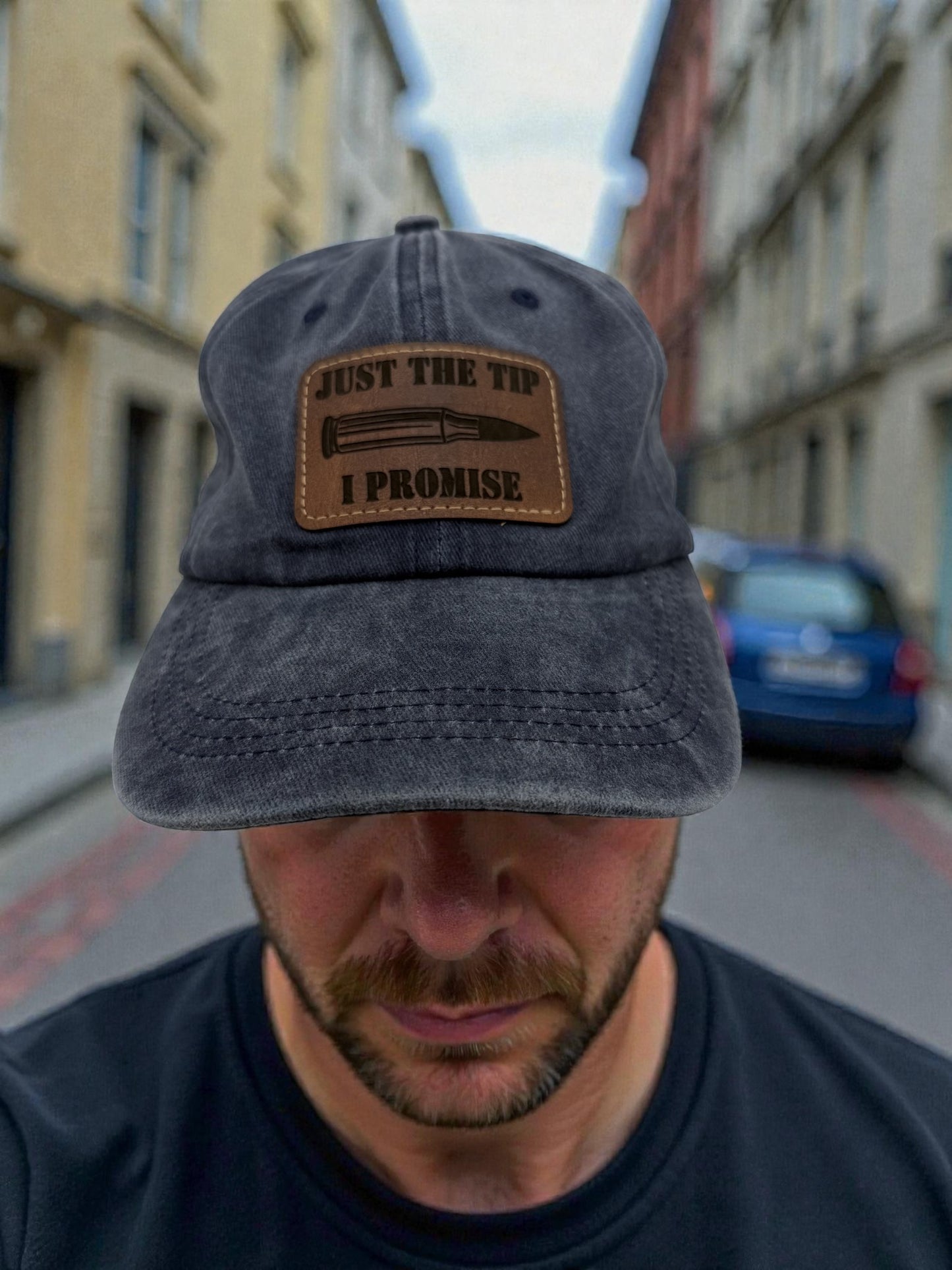 Hat w/Leatherette Patch - H20