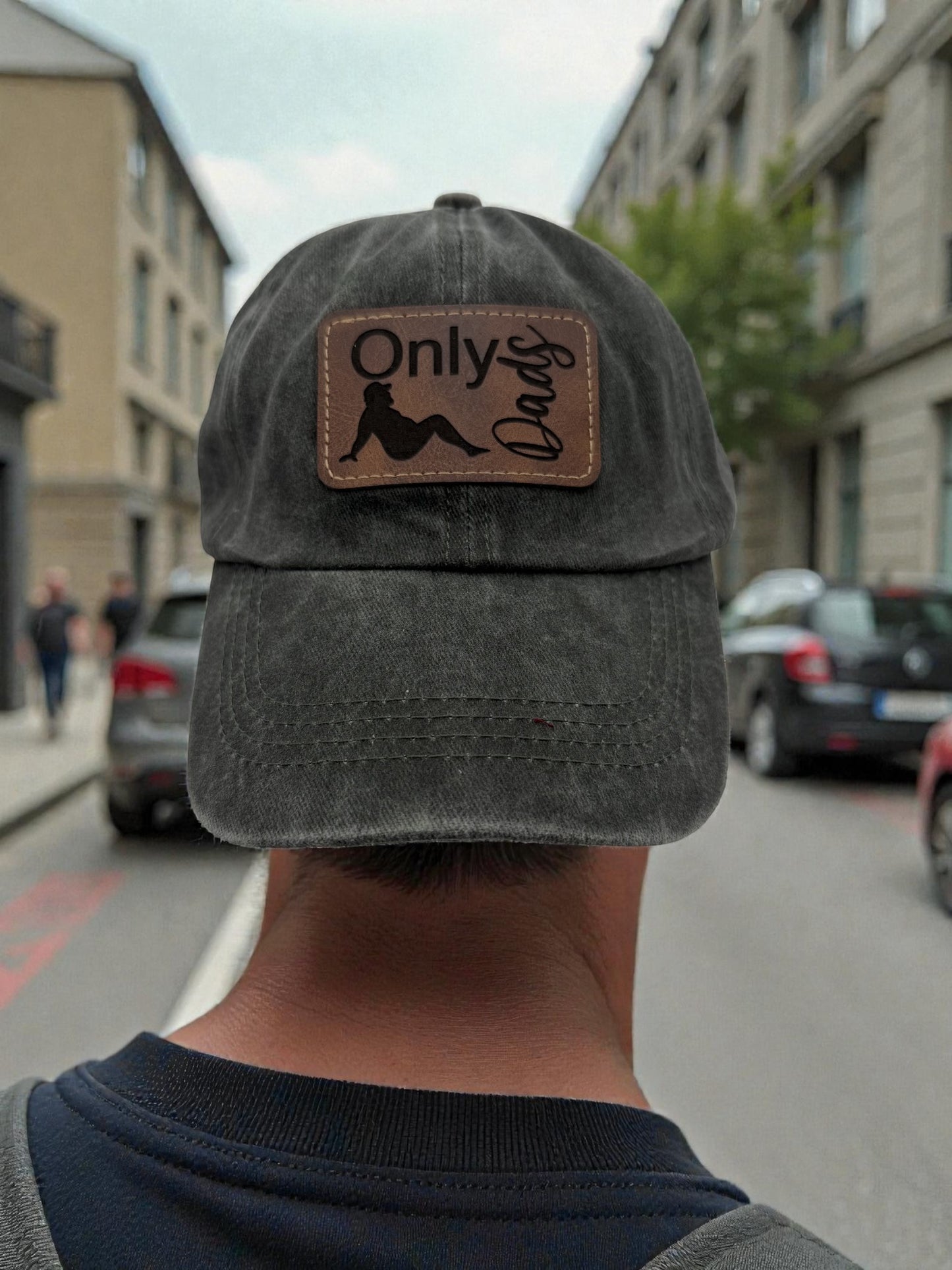 Hat w/Leatherette Patch - H13