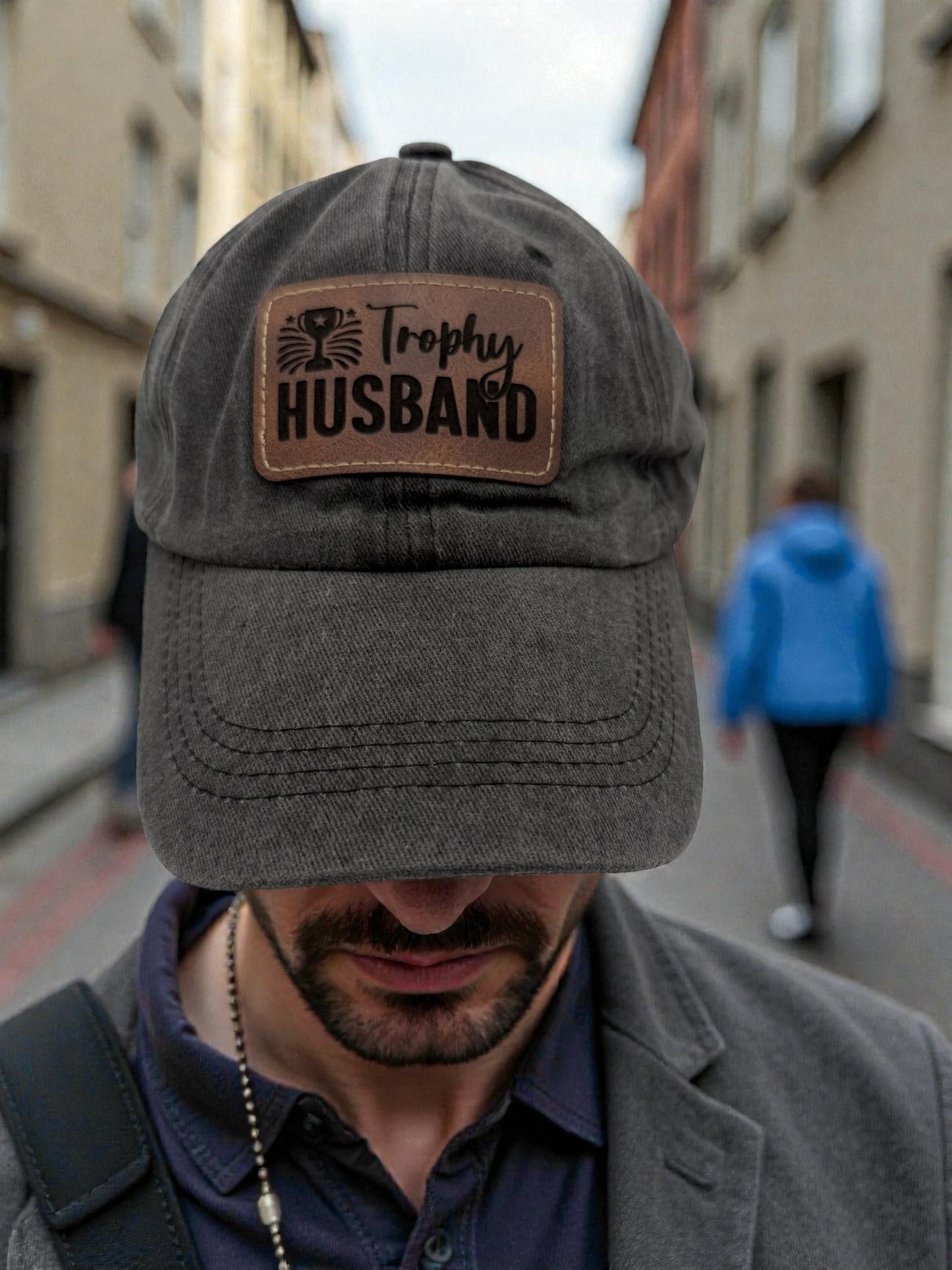 Hat w/Leatherette Patch - H11