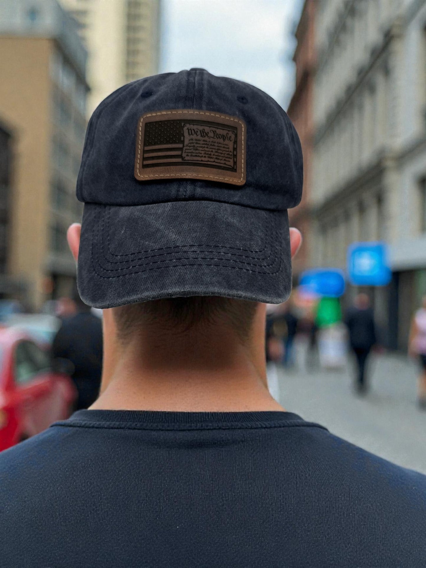 Hat w/Leatherette Patch - H5