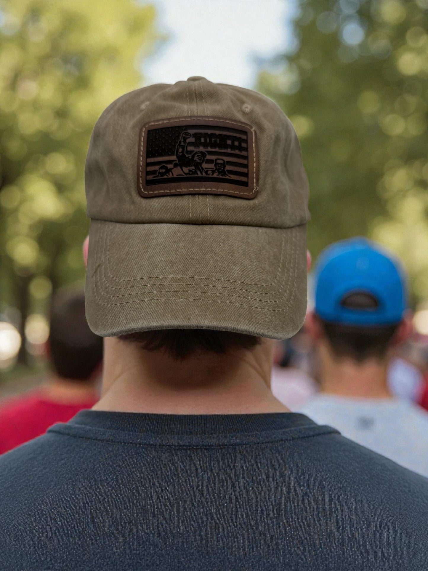 Hat w/Leatherette Patch - H2