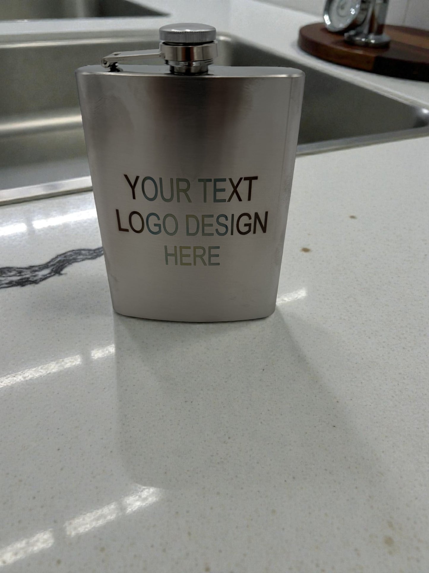 8oz Stainless Steel Hip Flask - SCO10