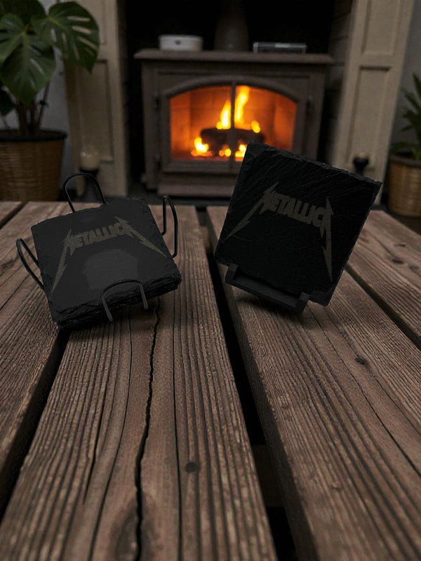 Slate Stone Coaster Set Square - CST11