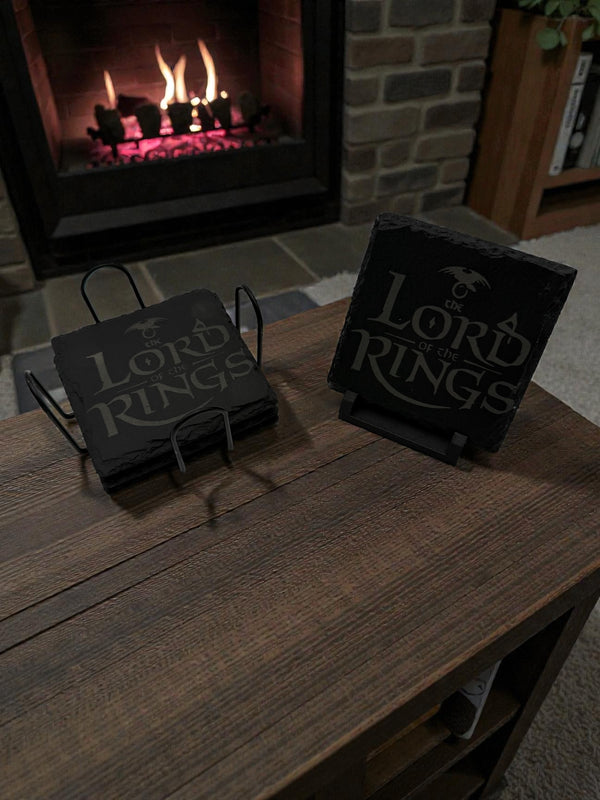 Slate Stone Coaster Set Square - CST19