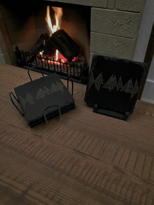Slate Stone Coaster Set Square - CST26