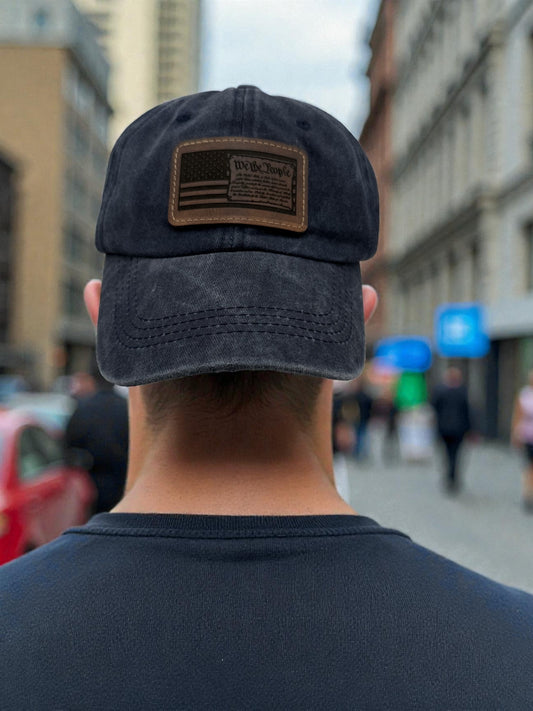 Hat w/Leatherette Patch - H5