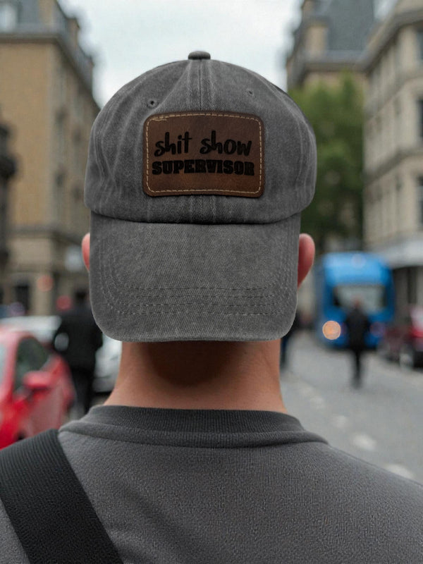 Hat w/Leatherette Patch - H7