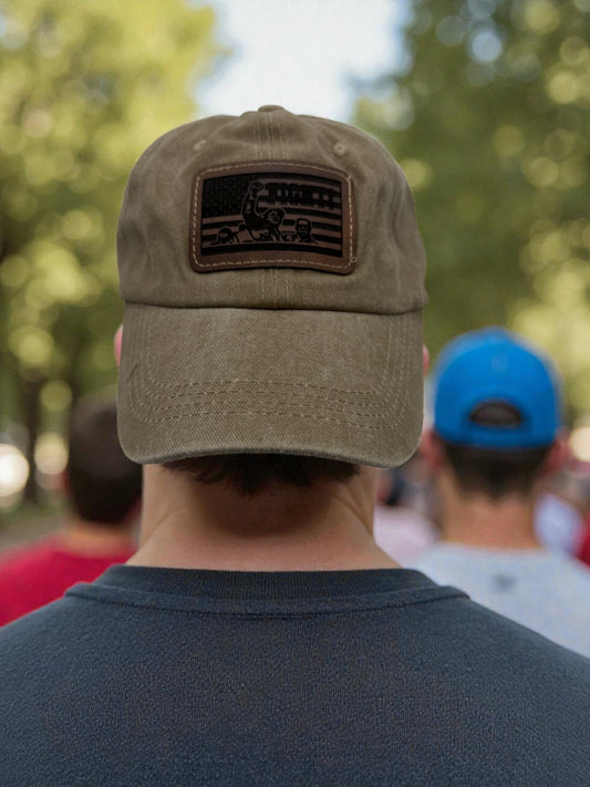 Hat w/Leatherette Patch - H2
