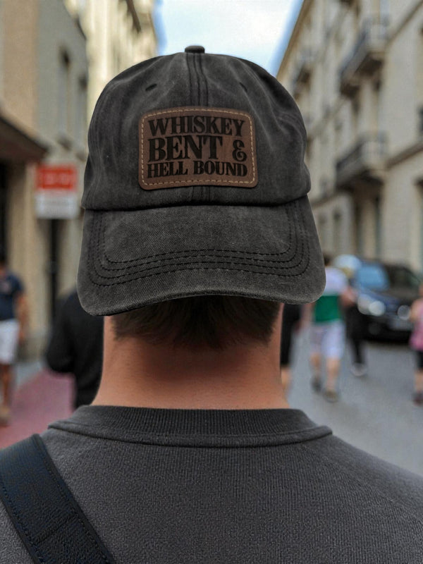 Hat w/Leatherette Patch - H3