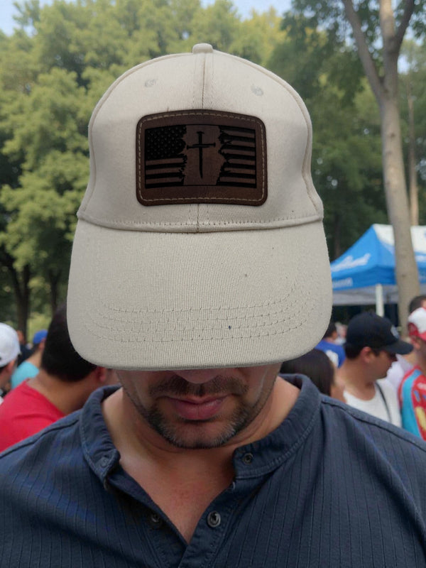 Hat w/Leatherette Patch - H9