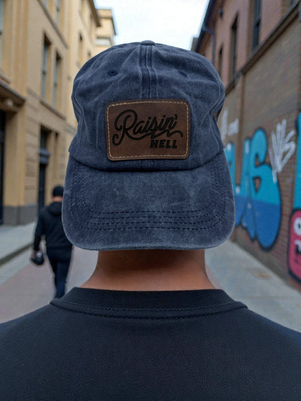 Hat w/Leatherette Patch - H1