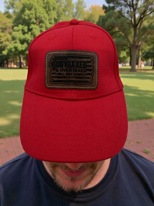 Hat w/Leatherette Patch - H4