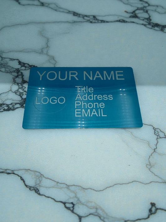 Metal Business Cards - SCO3