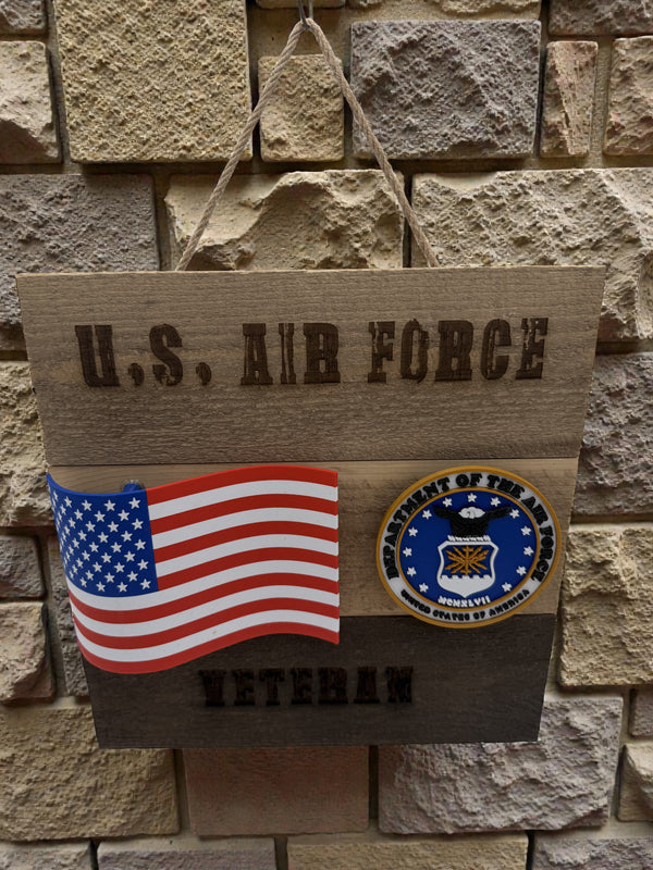 US Air Force Veteran Wall Art