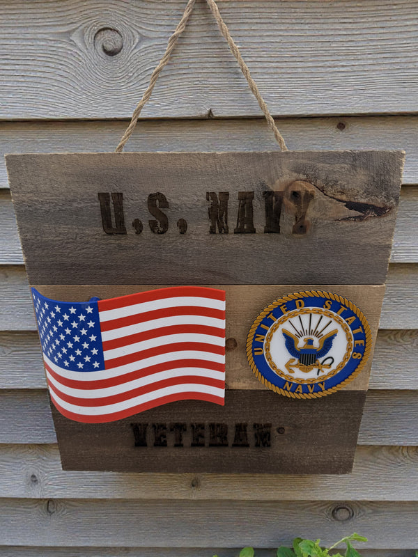 US Navy Veteran Wall Art